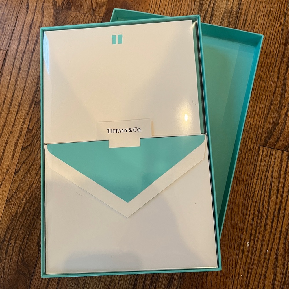 Tiffany and co high end stationery never used qty 10